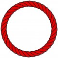 ROPE BORDER 3 INCH CIRCLE